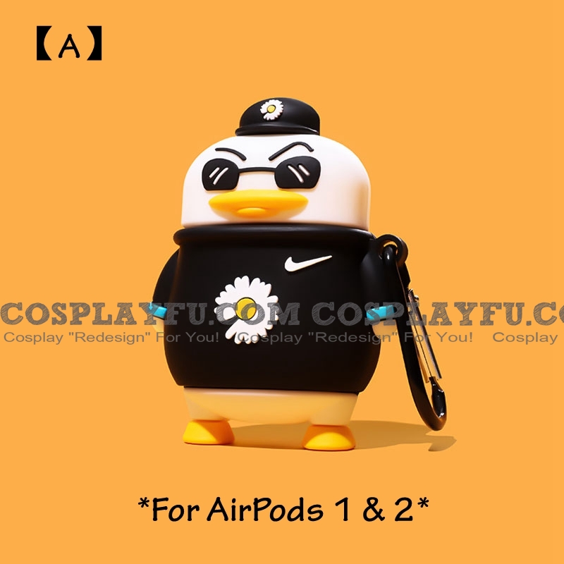 Cute Peaceminusone Duckling | Airpod Case | Silicone Case for Apple AirPods 1, 2 Косплей